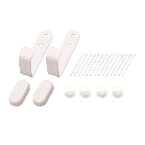 ハイロジック ピンフック 幅広L型 ホワイト 2個入 32527