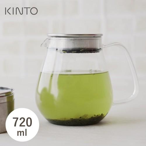KINTO UNITEA ワンタッチティーポット 720ml お茶 紅茶 耐熱ガラス ティーポット ...
