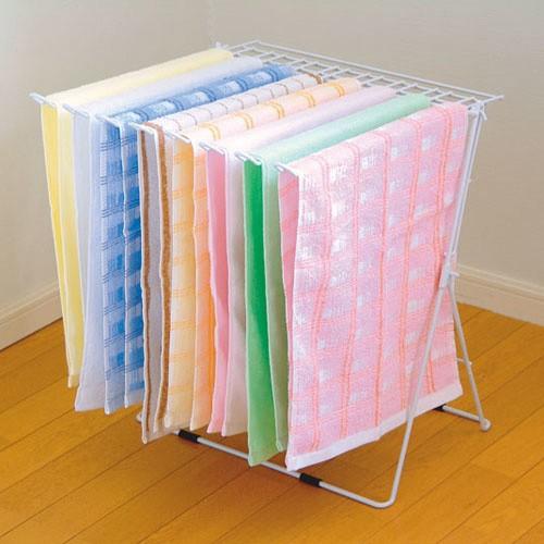 スタンド式タオルハンガー 8連 箱入 ピンチ14個付