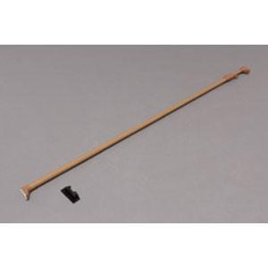 アイリスオーヤマ 木調強力伸縮棒 ダークブラウン H-MNPJ-190