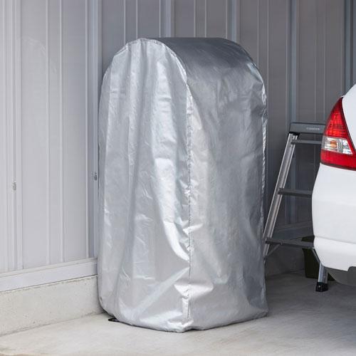 アイリスオーヤマ タイヤラックカバー CV-590R シルバー