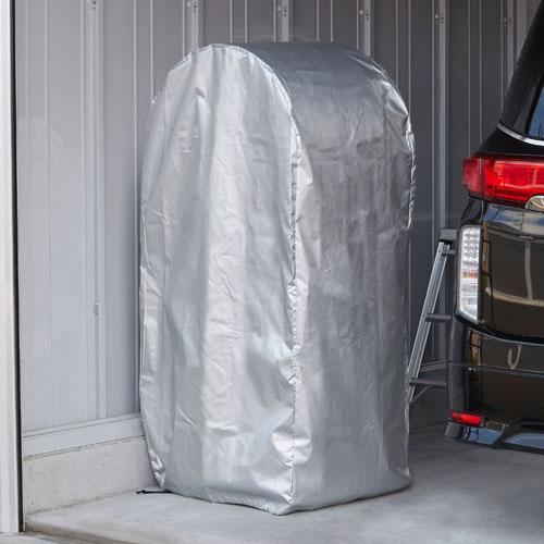 アイリスオーヤマ タイヤラックカバー CV-710R シルバー