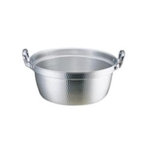アルミ製打出　特大両手鍋 　内径54㎝ DON /即納/ アルミ 料理鍋 54cm 日本製 / 打出料理鍋 両手鍋 円付鍋 段