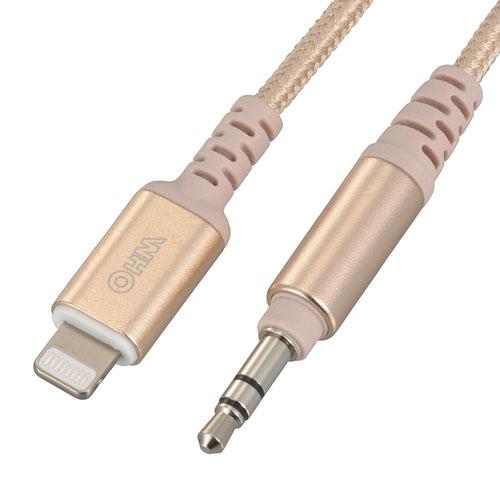 オーム電機 AudioComm φ3.5mmオーディオ変換ケーブル 高耐久 1.8m SIP-L18...