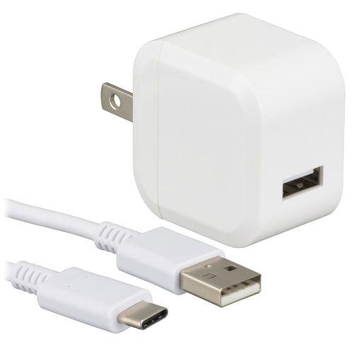 オーム電機 AudioComm AC充電器 TypeCケーブル脱着型 2.4A 1.5m MAV-A...