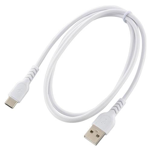 オーム電機 AudioComm USB-A to USB-C 1m ホワイト 01-7322