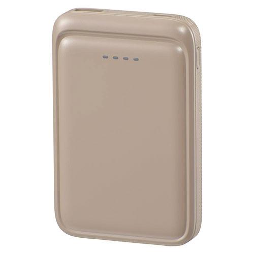 オーム電機 SmartComm モバイルバッテリー 5000mAh ラテ・グレージュ SMP-MB5...