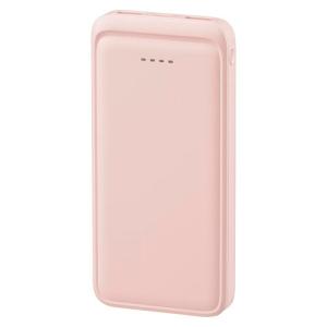 オーム電機 SmartComm モバイルバッテリー 10000mAh シュガーピンク SMP-MB100-PK