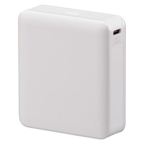 オーム電機 SmartComm モバイルバッテリー PD20W 10000mAh ホワイト SMP-...
