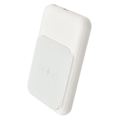 オーム電機 マグネット式モバイルバッテリー 5000mAh SMP-JV651