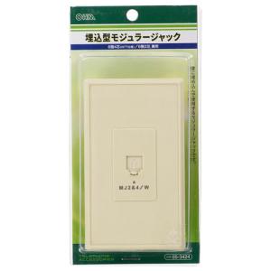 オーム電機 埋込型モジュラージャック TP-3424の商品画像