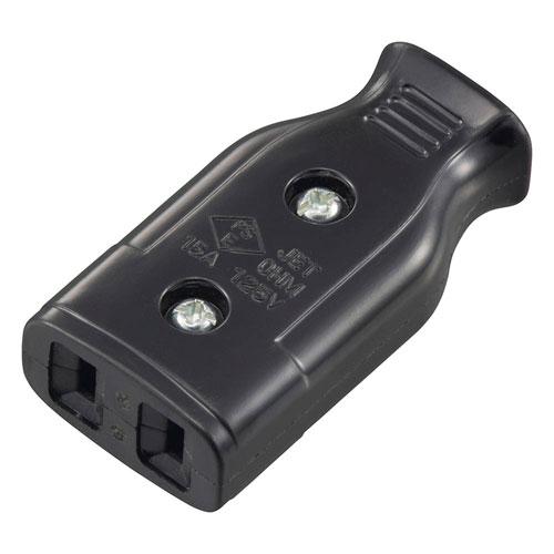 オーム電機 差込みボディ 黒 HS-HHB/K