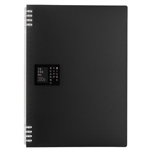 キングジム KING JIM TEFRENU リングノート A4 黒