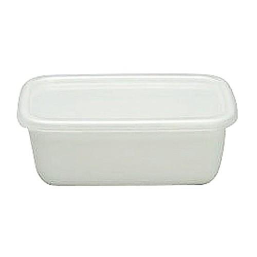 野田琺瑯 White Series レクタングル 深型 M シール蓋付 WRF-M