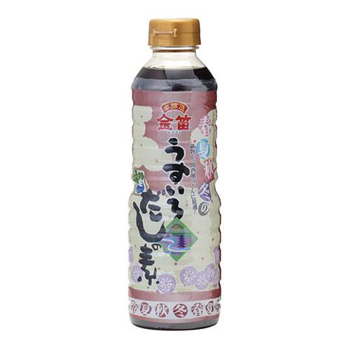 笛木醤油 金笛 春夏秋冬のうすいろだしの素 500ml 調味料