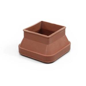 光 フリーサイズゴム脚キャップ バラ 茶 角 40〜50mm用