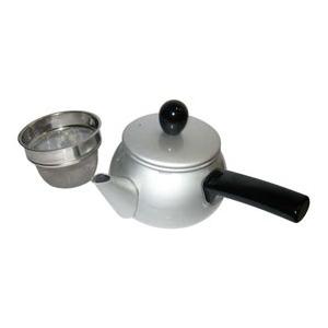 アルミ ドリーム 急須 0.6L 横手 シルバー