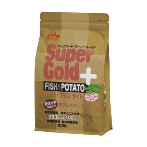 【新品・未使用2袋お得セット】スーパーゴールド　フィッシュ&ポテト関節ケア用7.5kg スーパーゴールド フィッシュ＆ポテト 子犬・成犬用 ( 800g