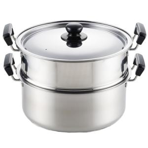 桃印18-0角型蒸器 29cm 3段 0472900 蒸し器 ステンレス IH対応 業務用
