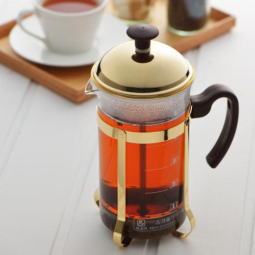 ヨシカワ モカブラウン コーヒープレス＆ティーサーバー SJ3306