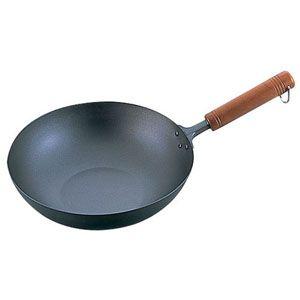 中華鍋 片手中華鍋 純チタン 北京鍋39cm 1-0426-0205 : 料理道具の