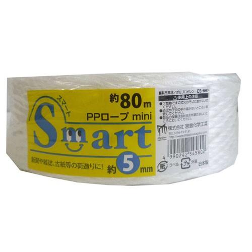 宮島化学工業 SmartPPロープ mini 白 5mm×200m ES580