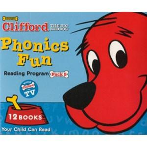 Scholastic JP Clifford Phonics Fun Pack 5 （12 Book...