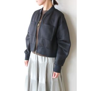 パシオーネ（PASSIONE）シアーブルゾン／ブラック