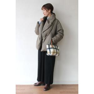 マリードール（MARIED'OR）ビックショールダウンジャケット／カーキ