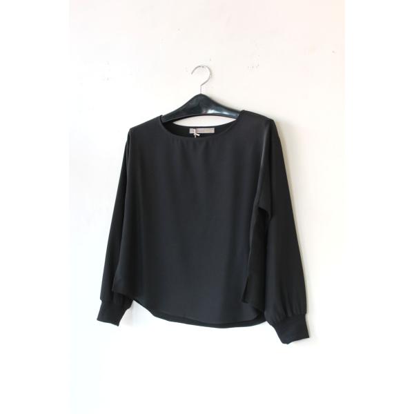 C・アンナケリー（Anna Kerry）デシンブラウス／ブラック