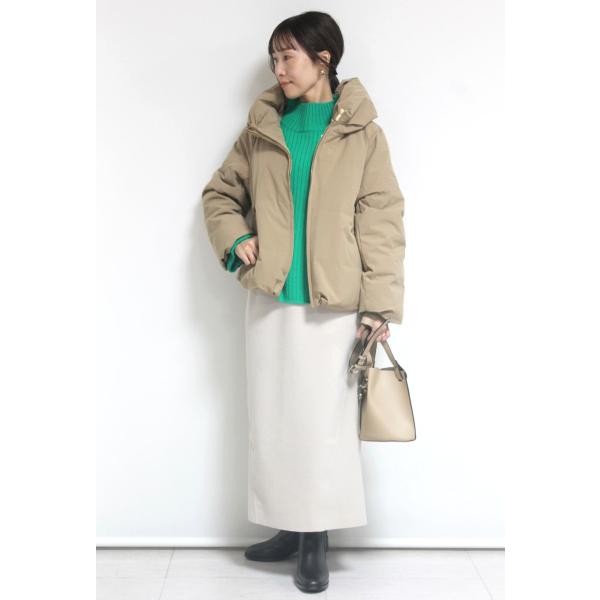 ドナマリ―（DONA MARIE）ショートダウンジャケット／モカ