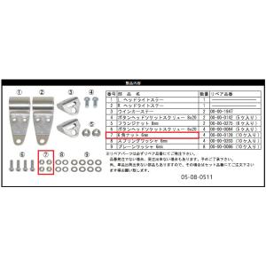 SP武川 SPタケガワ 6角ナットM6(10個)(リペア用) 汎用ナット 外装