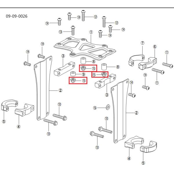 SP武川 SPタケガワ フランジキャップナット6mm(10個) 汎用ナット 外装