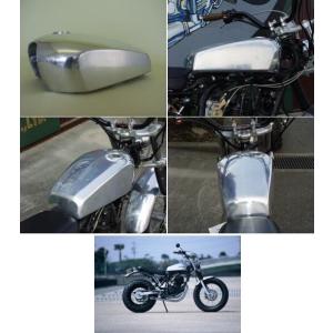 BIG CEDAR ビッグシーダー アルミロングピーナッツ タンク TW200 TW225