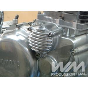 WM ダブルエム フィン付き オイルフィルターカバー SR400 SR500 SRX400 SRX6...