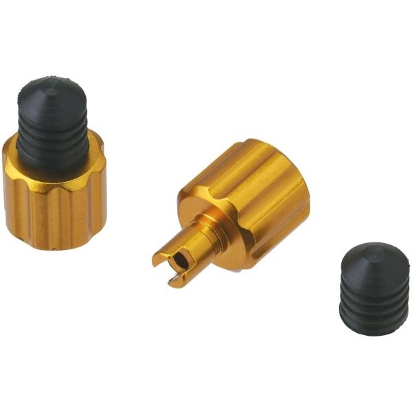 DRC ディーアールシー アルミムシ回し付きエアバルブキャップ カラー：ゴールド エアバルブキャップ