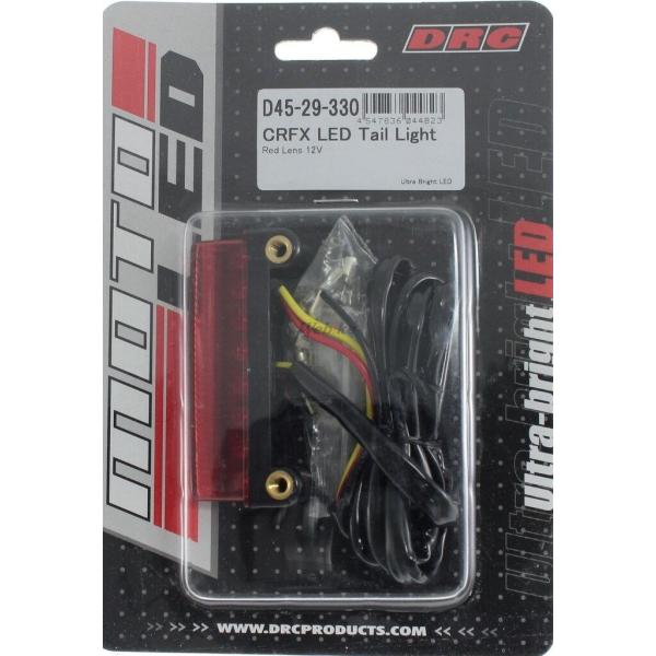 DRC ディーアールシー モトレッド LEDテールライト CRFX CRF250X CRF450X ...