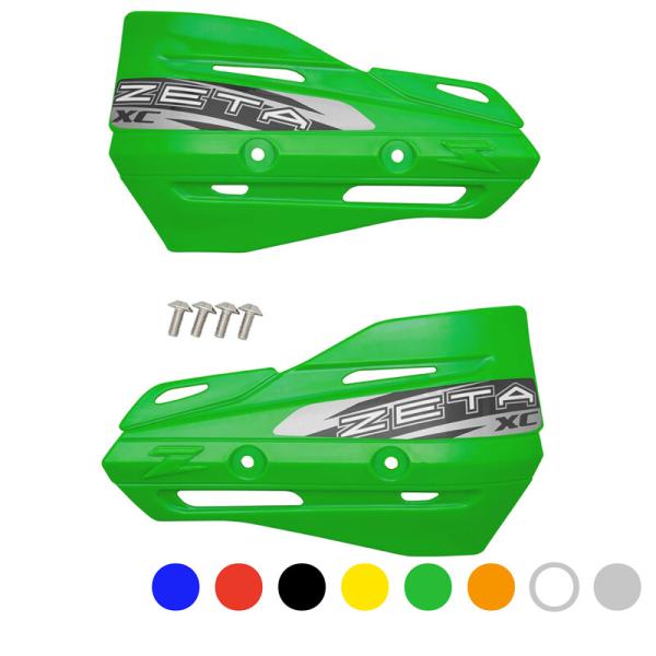 ZETA RACING ジータ レーシング XC プロテクター カラー：グリーン ハンドガード・ナッ...