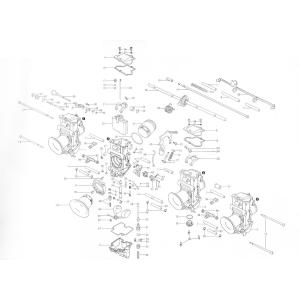 Mikuni:ミクニ Mikuni 99.シール フューエルニップル TMRキャブレター ビッグボディΦ36-Φ41／スモールボディΦ28-Φ35