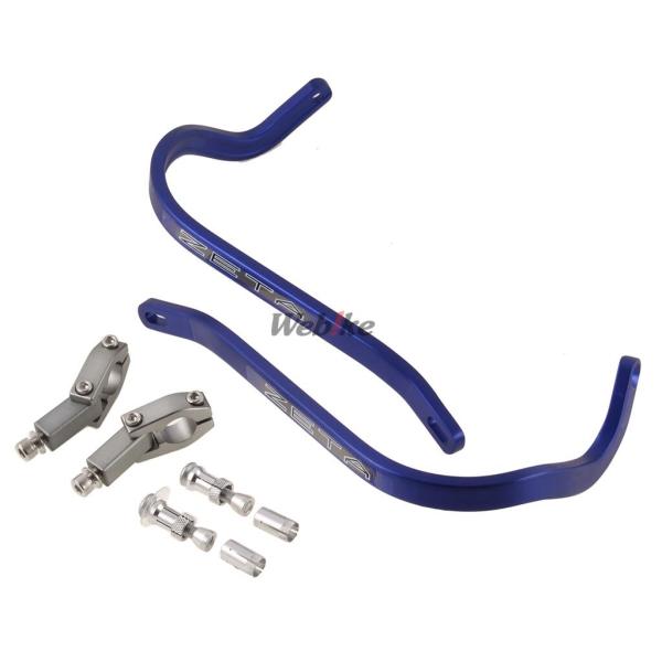 ZETA ジータ アーマーハンドガード ベンド(22.2mm) カラー：ブルー ハンドガード・ナック...