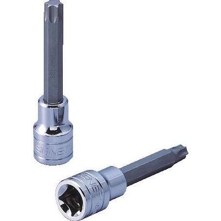 SIGNET シグネット 1／2DR ロングヘクスローブビットソケット T27 ドライバービット ハ...