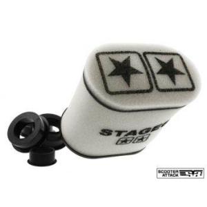 KN企画 ケイエヌキカク STAGE6 汎用エアフィルター大 カラー：ホワイト エアクリーナー・エア...