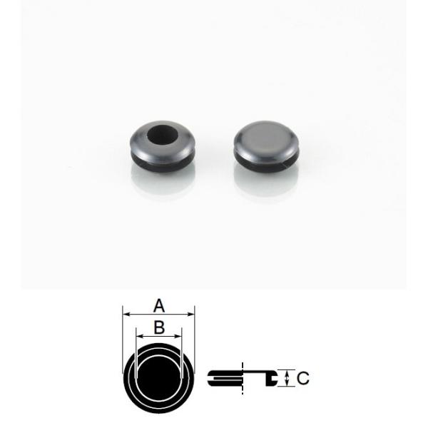 K-CON キタココンビニパーツ グロメット（PVC） A：10.2mm×B：5.0mm× C：4....