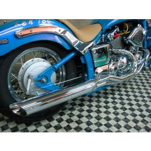 KENTEC（ケンテック） ローライダー2IN1マフラー 90Φ シャドウ