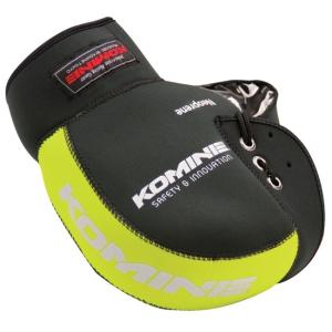 KOMINE コミネ AK-021 ネオプレーンハンドルウォーマー カラー：ブラック／グリーン ハン...