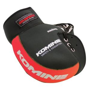 KOMINE コミネ AK-021 ネオプレーンハンドルウォーマー カラー：ブラック／レッド ハンド...