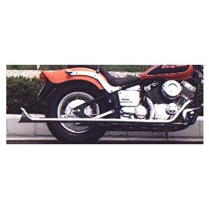 NC40 ホンダスラッシャー400　90φ 2IN1マフラー 極太スラッシュカット2in1マフラー90φ / シャドウスラッシャー