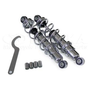 OKD製アルミボディ荒巻サス270mm黒モンキー カブDAX B09 : モダン