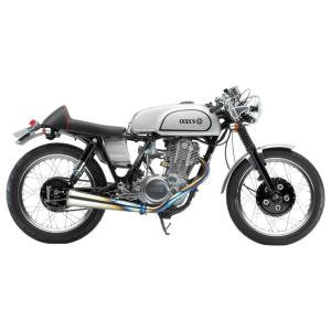 オーバーレーシング SR400 チタンメガホンマフラー MANXタイプ OVER RACING（オーバーレーシング） OVER オーヴァー チタンメガホン