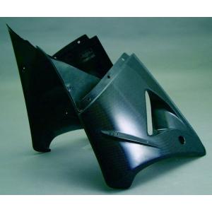 A-TECH エーテック ハーフサイドカウル 素材：FRP／白(右側) ZX-12R KAWASAK...
